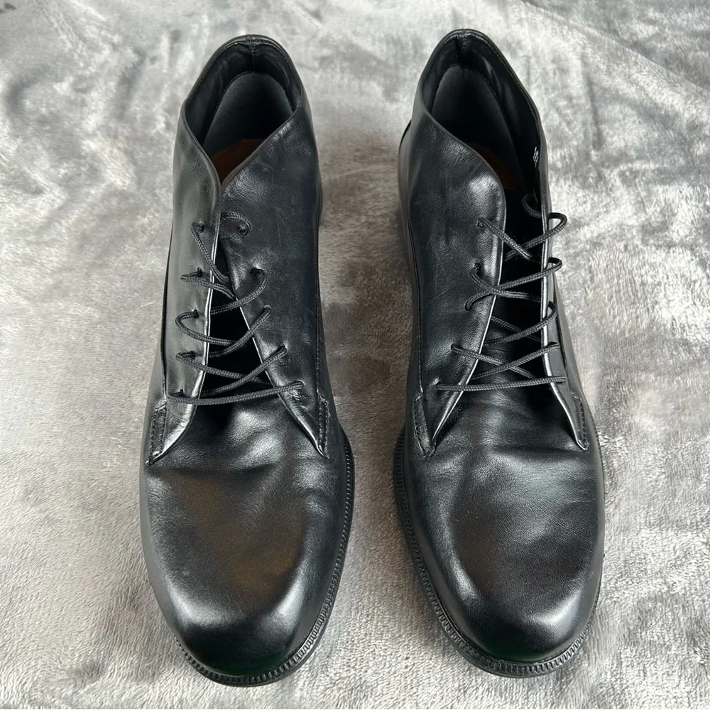 Easy Spirit Harverd Womens Lace Up Oxford Bootie‎ Womens 9.5 B Black Shoes